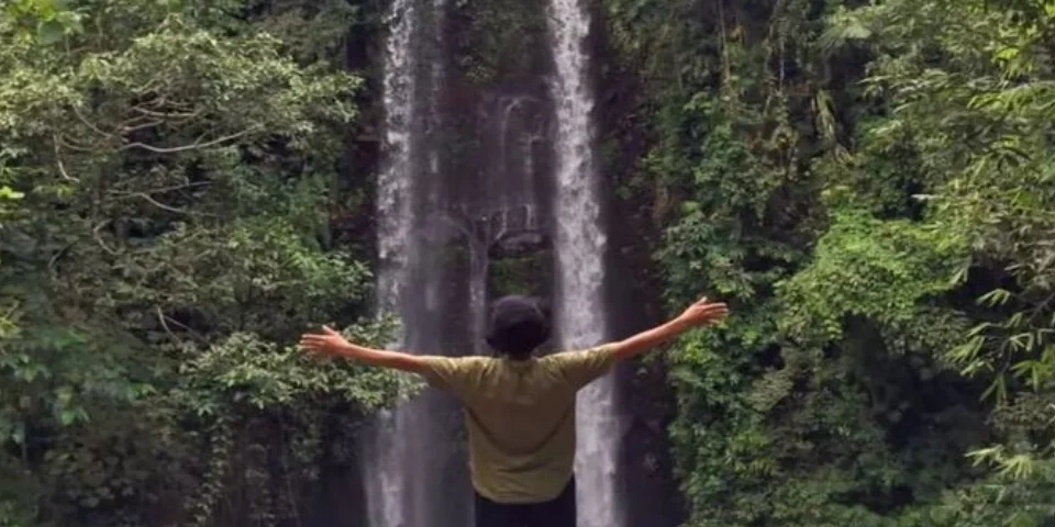 Air Terjun Semporonan di Lombok